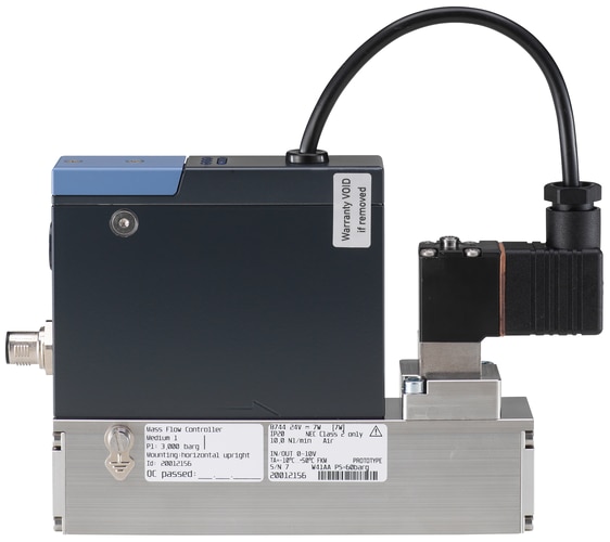 8744 Регулятор и измеритель массового расхода агрессивных газов MFC/MFM, IP65