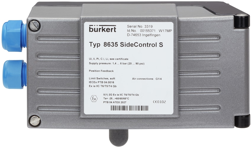8635 Цифровой электропневматический позиционер SideCONTROL